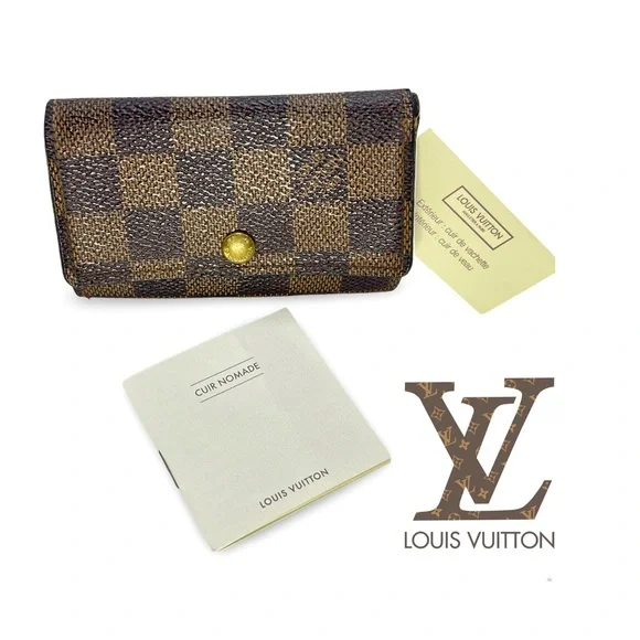 Louis Vuitton Damier Ebene 6 Hook Key Case! LV - Picture 1 of 13
